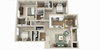 The Pointe Apartments 3x2 A Renovated Floor Plan